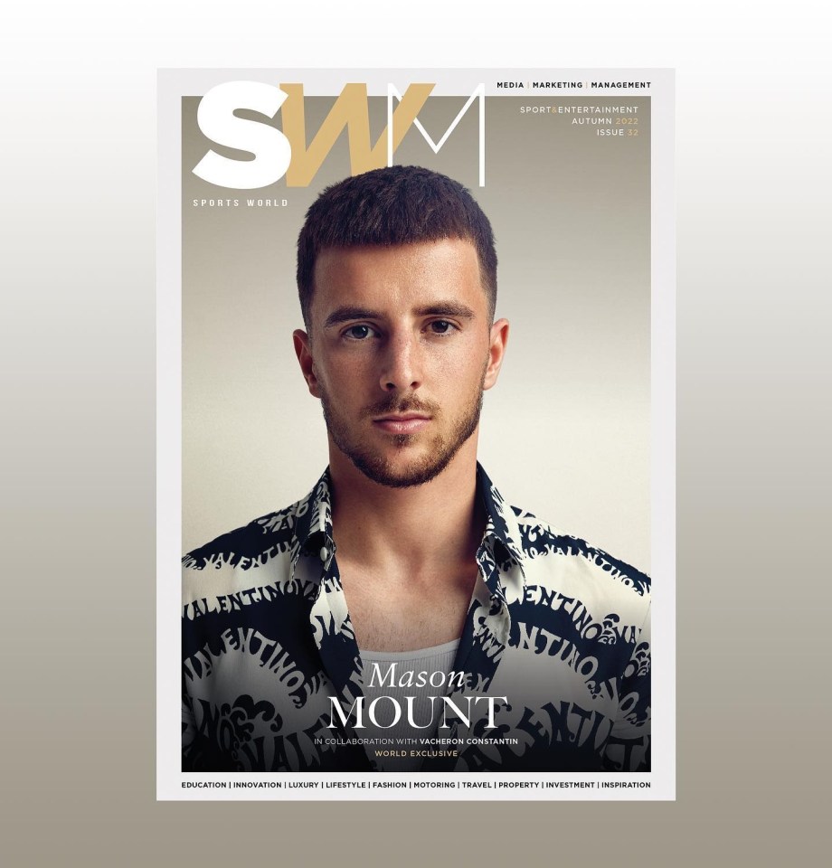 The shoot was for the cover of SWM's Autumn edition