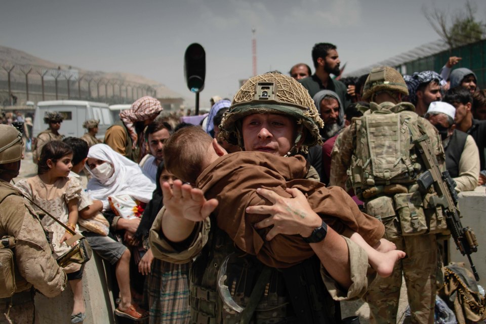 British forces helped to evacuate 15,000 from Afghanistan as the Taliban took control