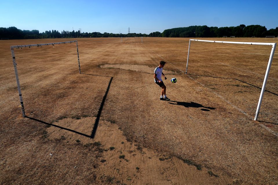 The hot weather is causing issues on pitch conditions to be exacerbated around Europe