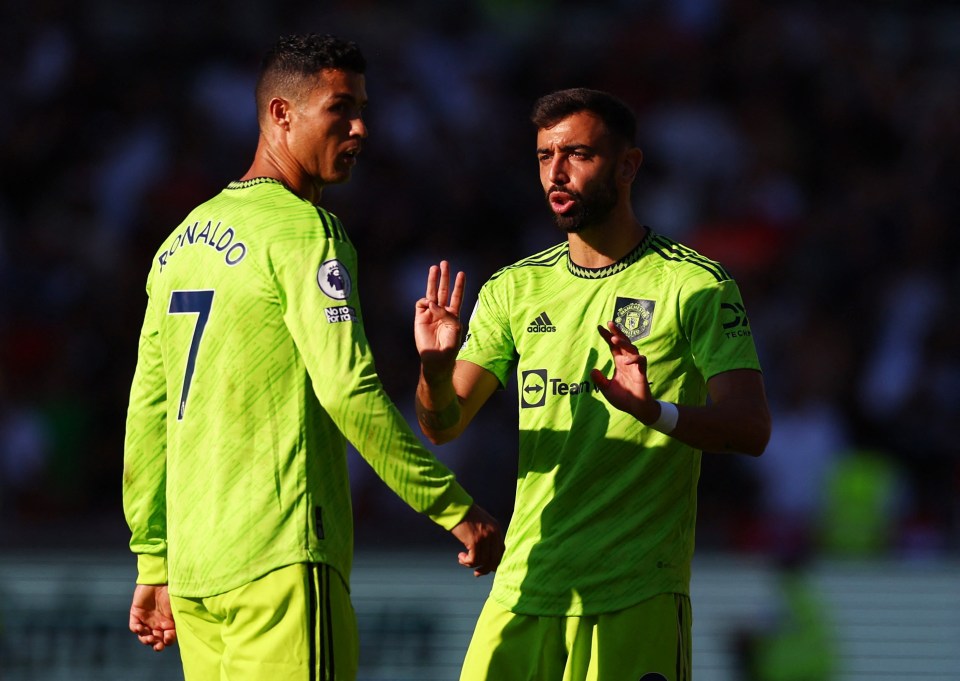 Ronaldo was seething with his goalkeeper David de Gea