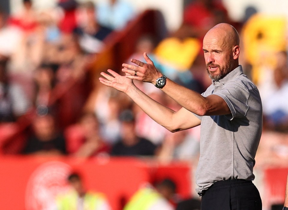 Erik ten Hag was resigned to defeat in the 4-0 loss to Brentford