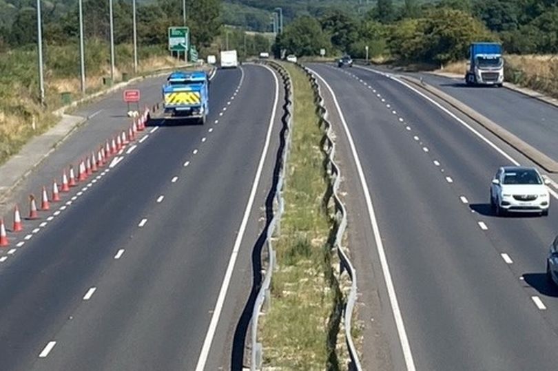 Barriers warped on A63, East Yorkshire due to the heat