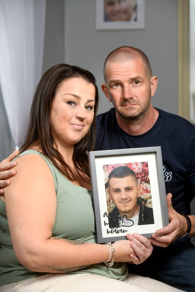 Rhys Langford's parents Catherine and Paul Langford are so proud of their son, who raised money to help fellow cancer sufferer Jacob Jones