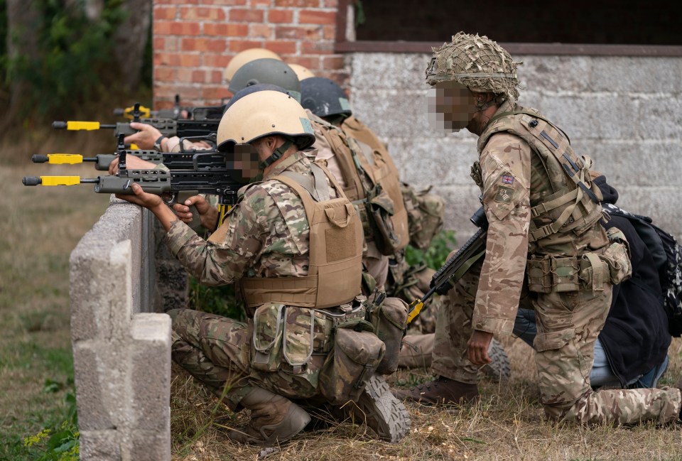 So far more than 2,000 Ukrainians have been put through their paces at four training camps around the UK