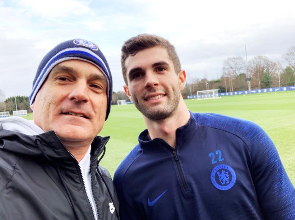 Pulisic's dad Mark liked a tweet slagging off Chelsea boss Tuchel