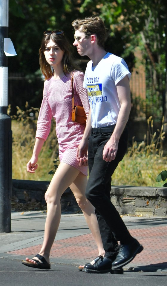 Daisy Edgar-Jones appeared to hold hands with co-star Fionn O'Shea during a stroll in London