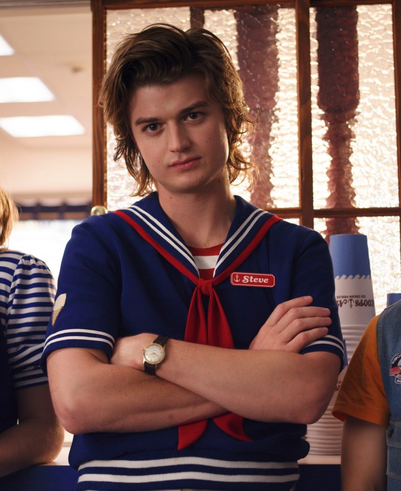 Joe Keery plays Steve Harrington in the Netflix show