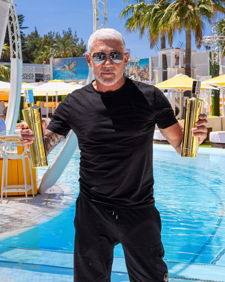 Wayne Lineker is another star to have been snapped with the drink