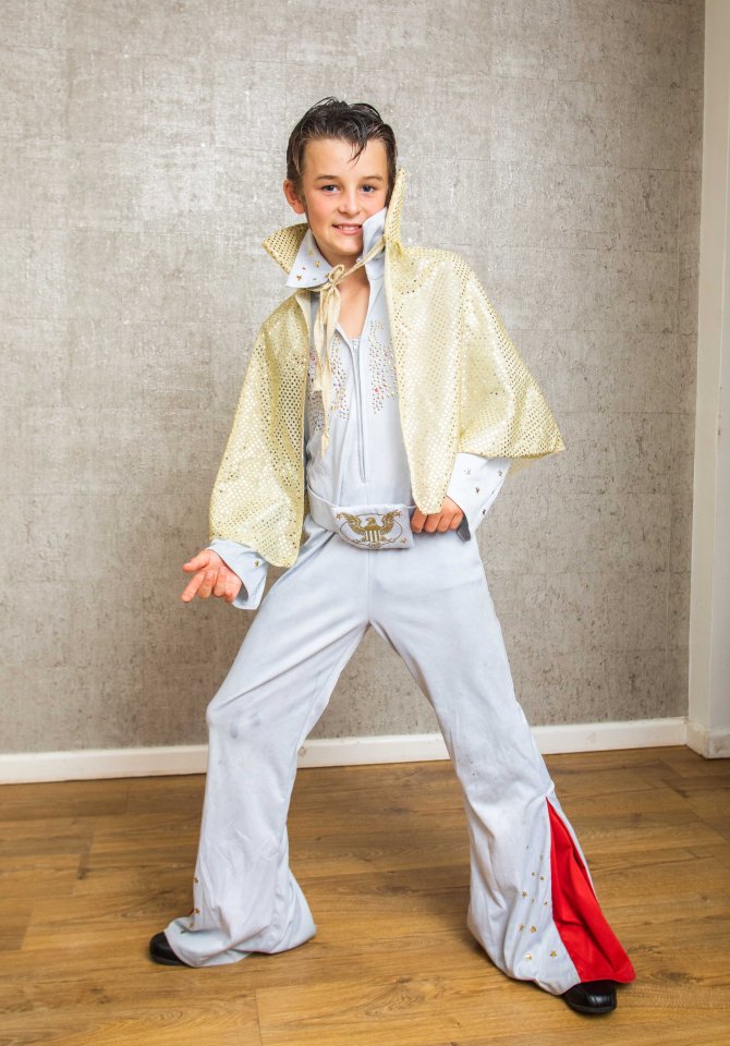 Meet Britain’s youngest Elvis Presley impersonator — aged just nine