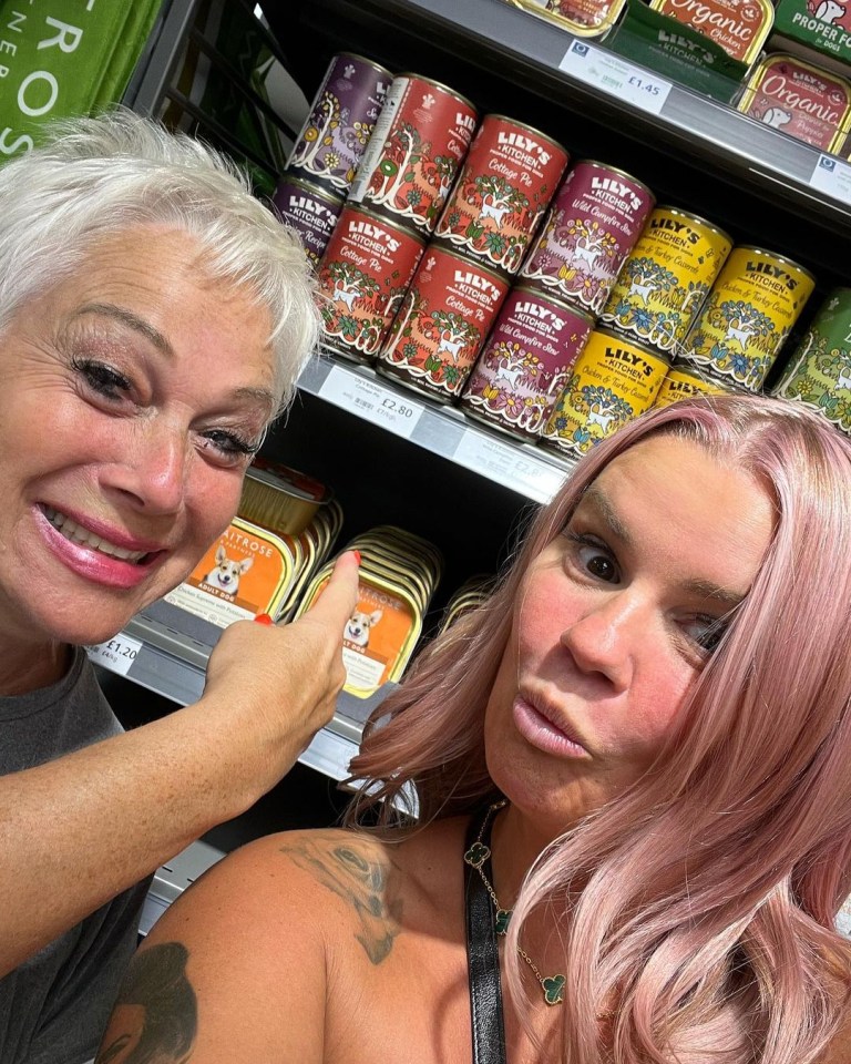 Kerry bumped into Denise Welch in Waitrose recently