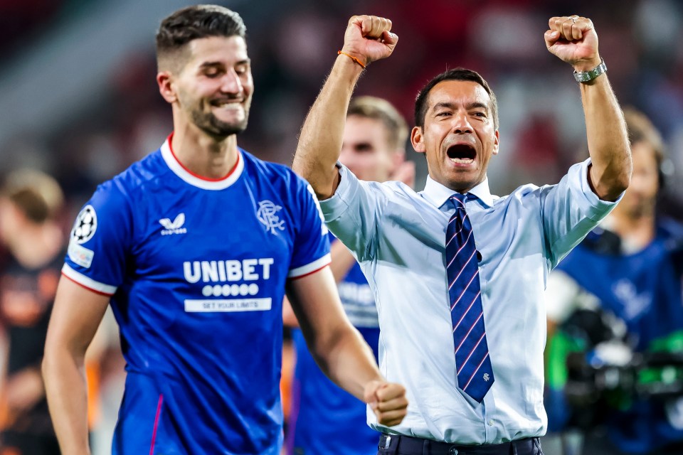 Rangers qualified by beating PSV Eindhoven in the play-off