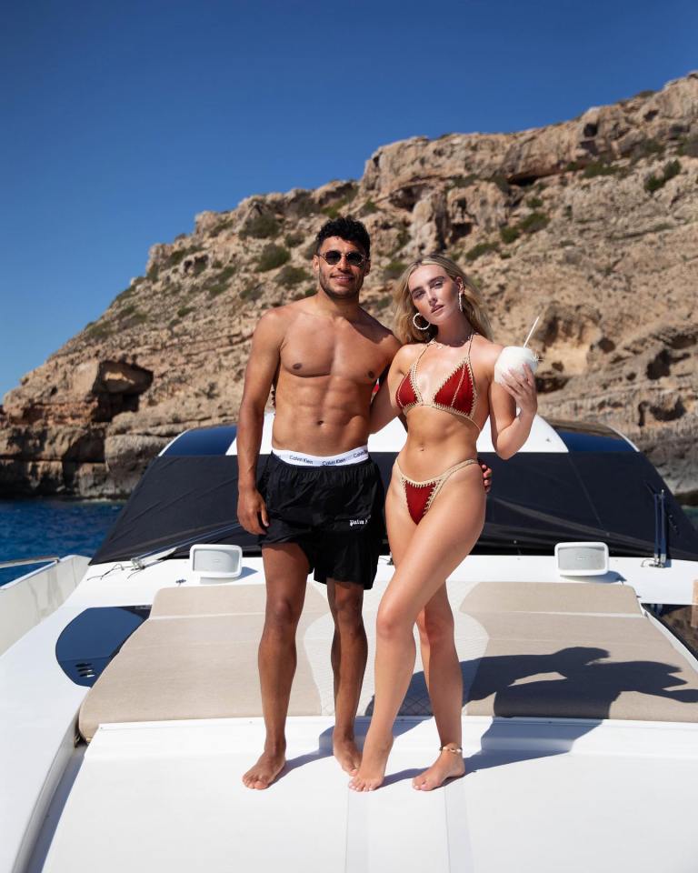 Alex Oxlade Chamberlain is worth £13m in comparison to fiance Perrie's £18m