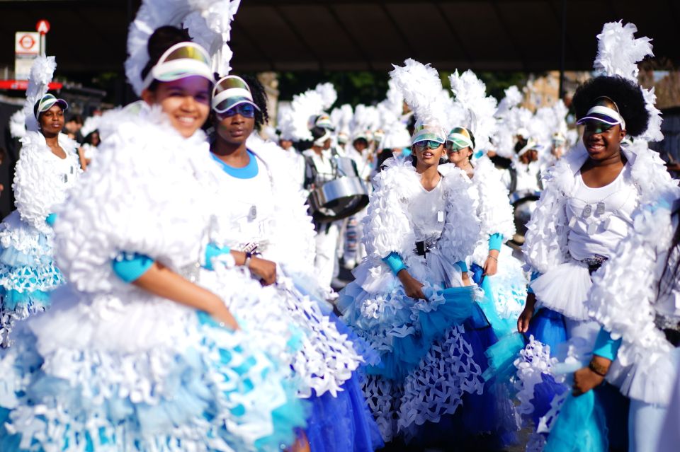 Performers during the Family Day at the Notting Hill Carnival