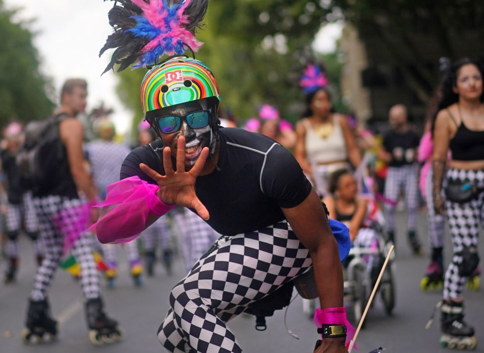 Performers during the Family Day at the Notting Hill Carnival