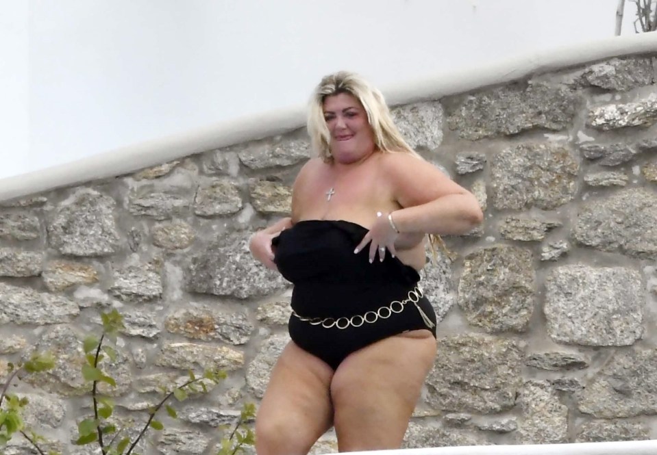 Gemma Collins was spotted in Mykonos with Rami