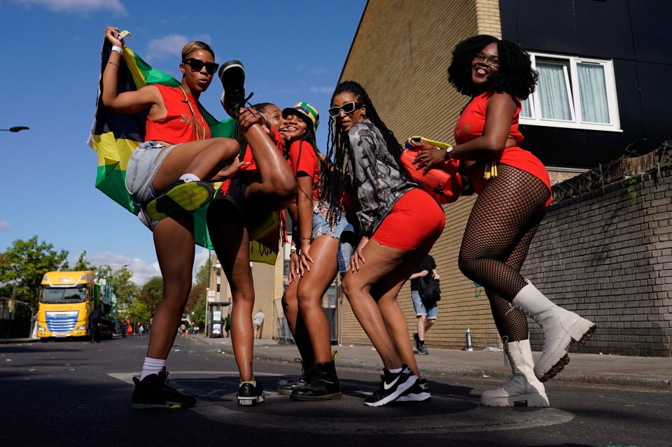 Festival-goers prepare to get the party underway