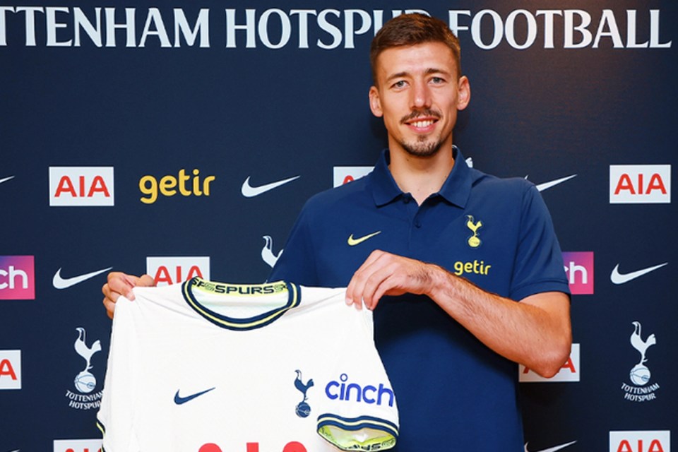 Clement Lenglet has arrived from Barcelona on loan and is also 6ft1ins