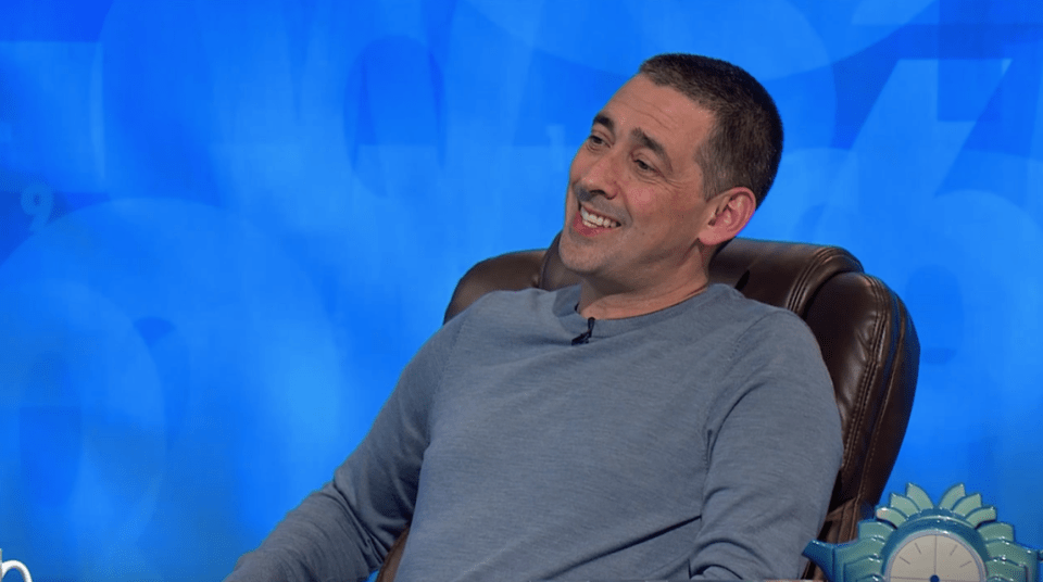 Host Colin Murray was all smiles