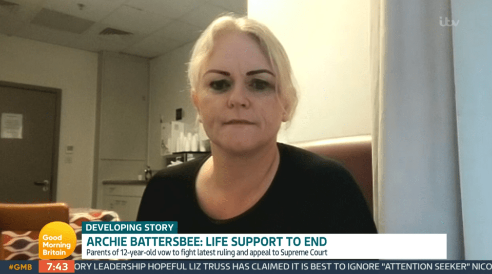 She spoke to Archie Battersbee's mother Hollie who is battling to keep his life support turned on in the Supreme Court