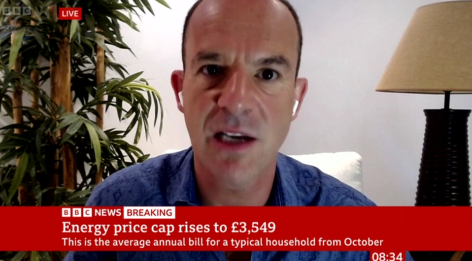 Martin Lewis has warned of "terrible" bill rises in October