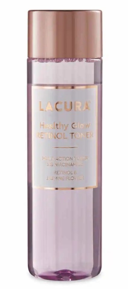 But the Lacura Healthy Glow Retinol toner is just £2.99 online at Aldi