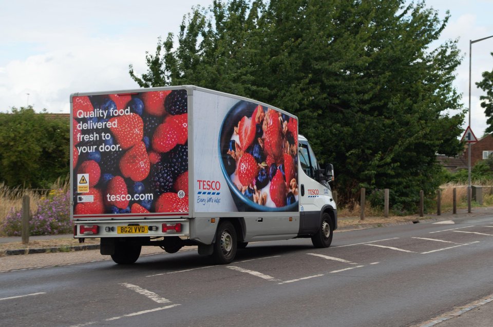 Tesco's delivery service has gone down due to a "technical glitch"