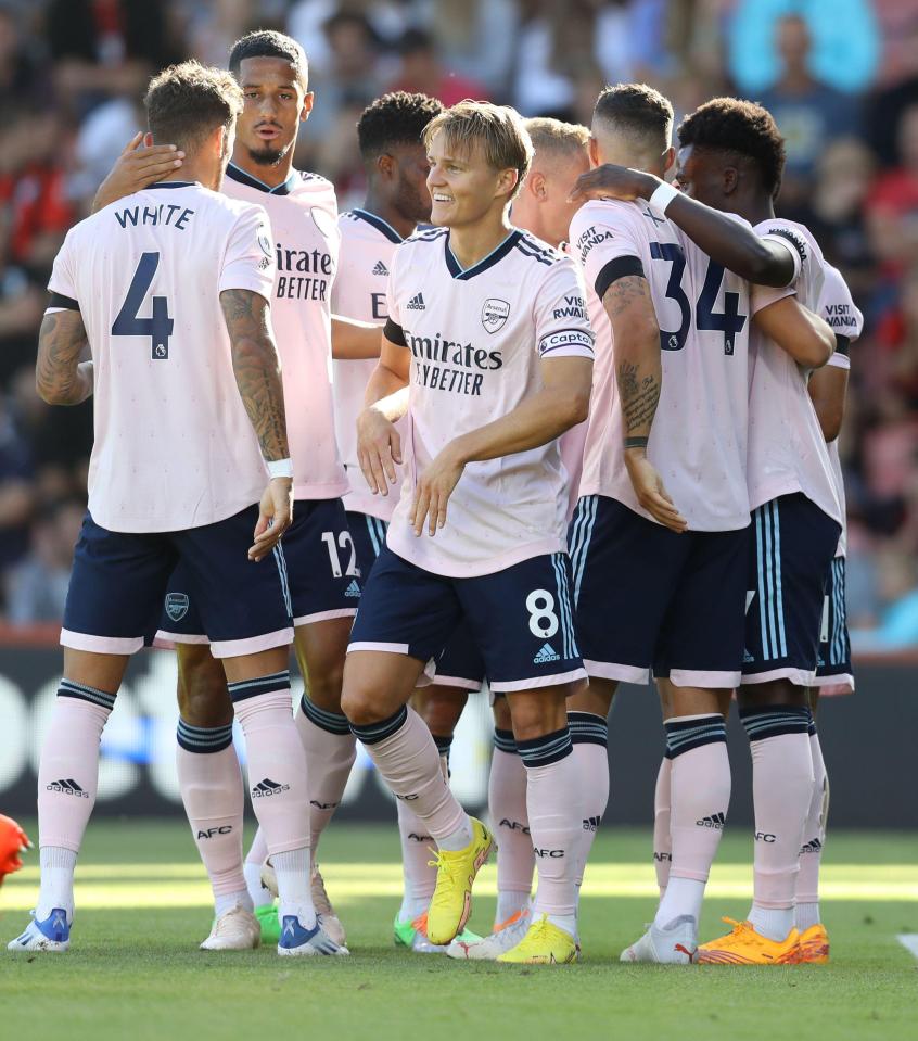 Arsenal eased past Bournemouth at the Vitality Stadium on Saturday evening