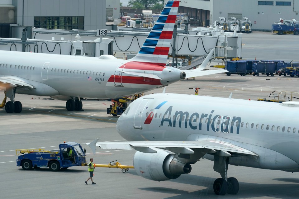 She was unable to board her American Airlines flight to Greece