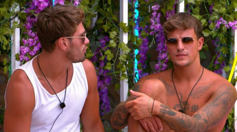 Andrew Le Page and Luca Bish on Love Island 2022