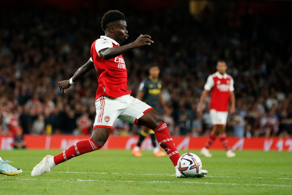 Bukayo Saka's performance had everything except a goal