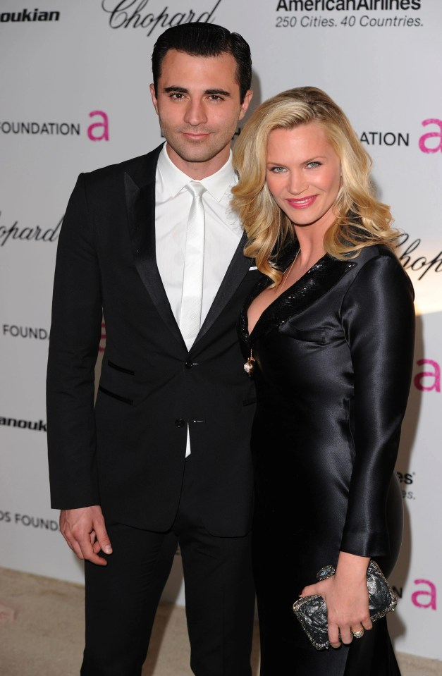 Darius with his wife Natasha Henstridge