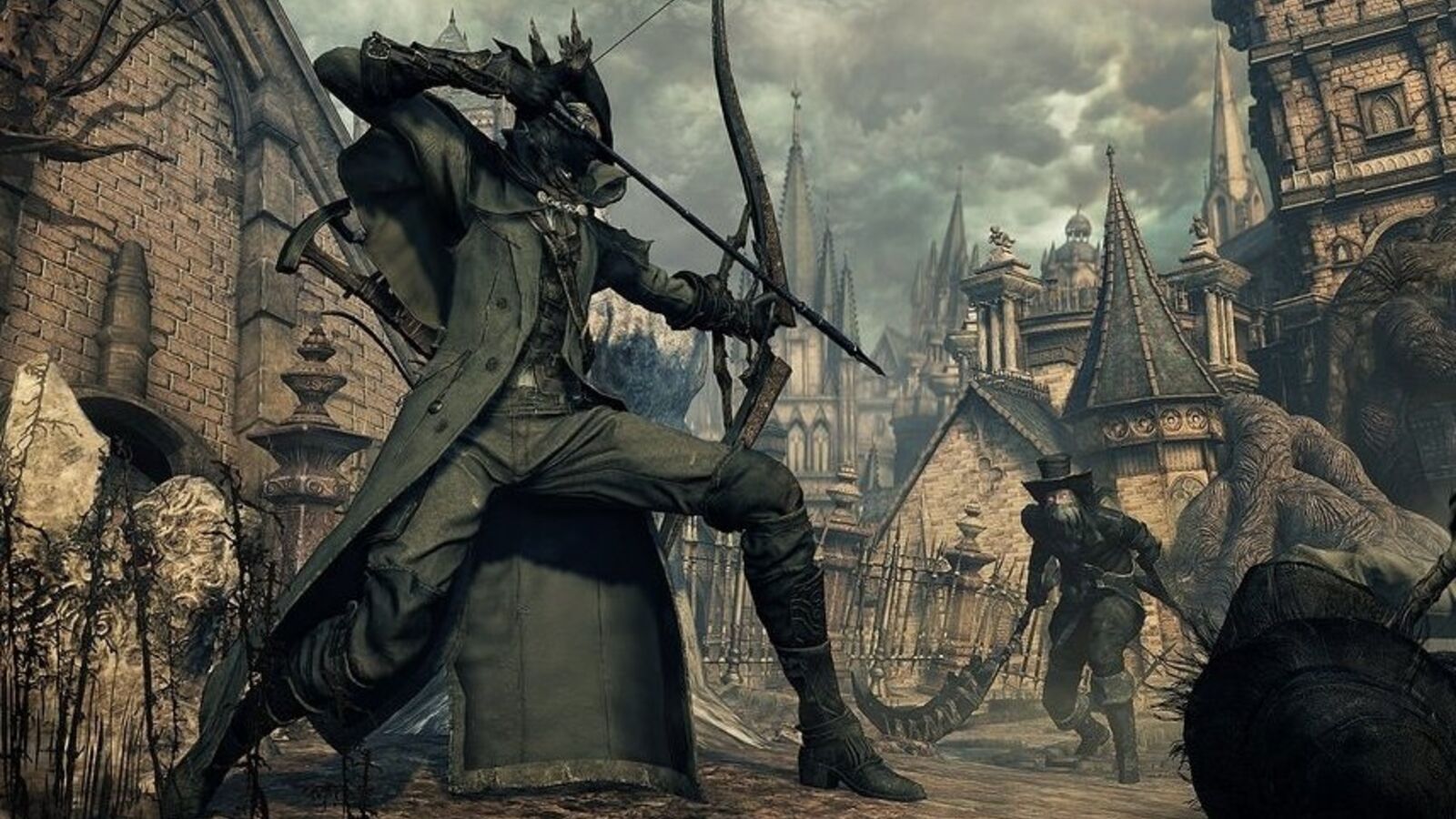 Bloodborne encouraged up close combat.