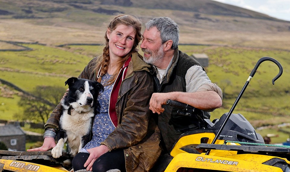 Amanda and her ex husband Clive share Eight Children and 900 Sheep