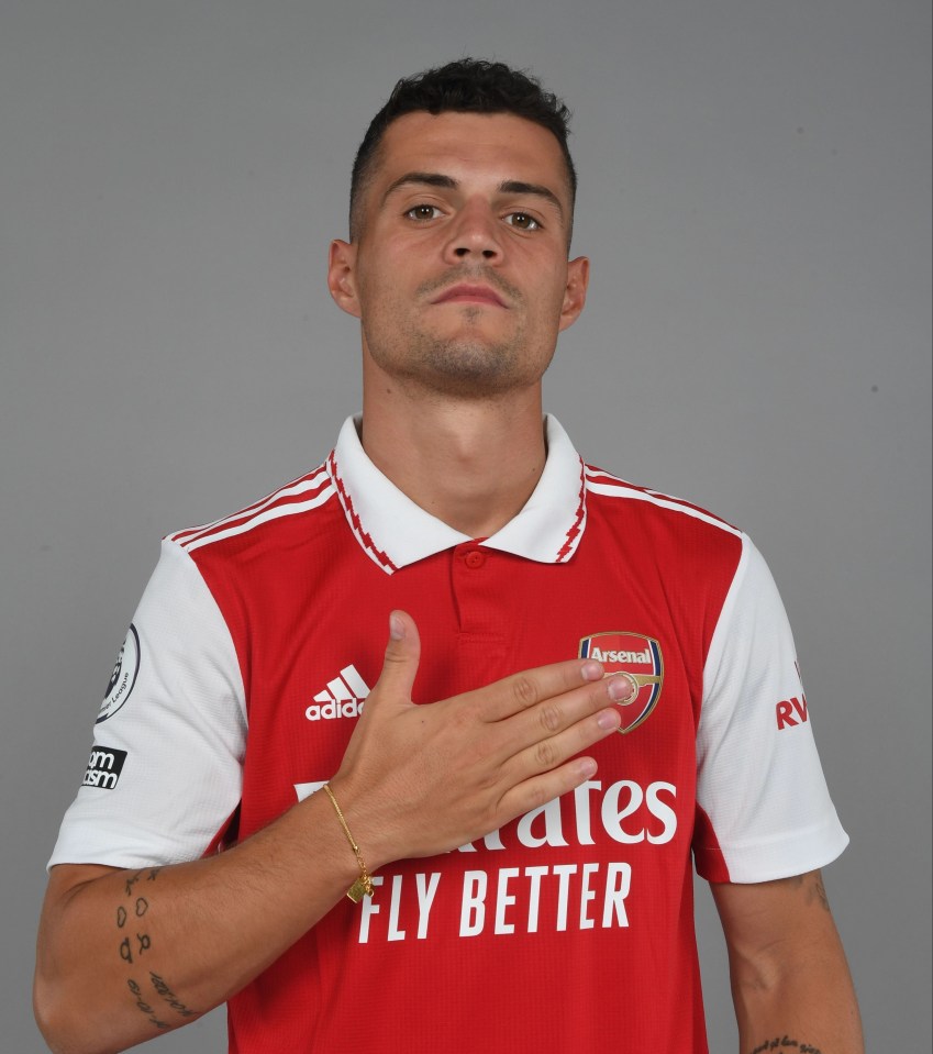 Granit Xhaka left fans in stitches after turning up to training in an abnormally small car