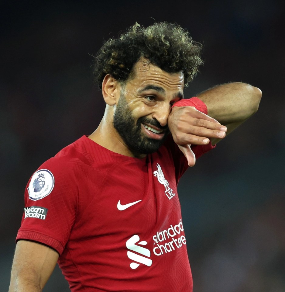 Mo Salah came close to scoring a superb winner but flashed wide