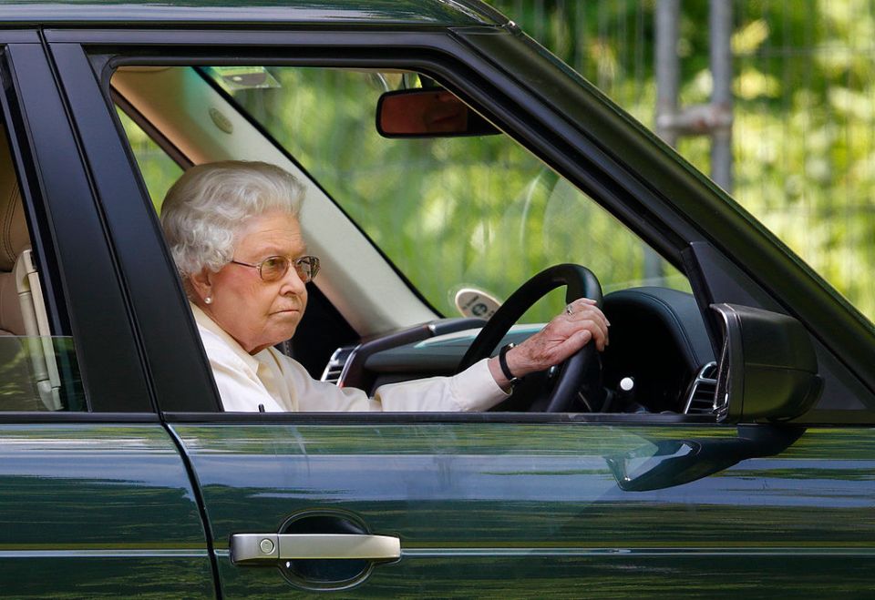 Her Majesty is the only person in the country to be able to drive without a licence