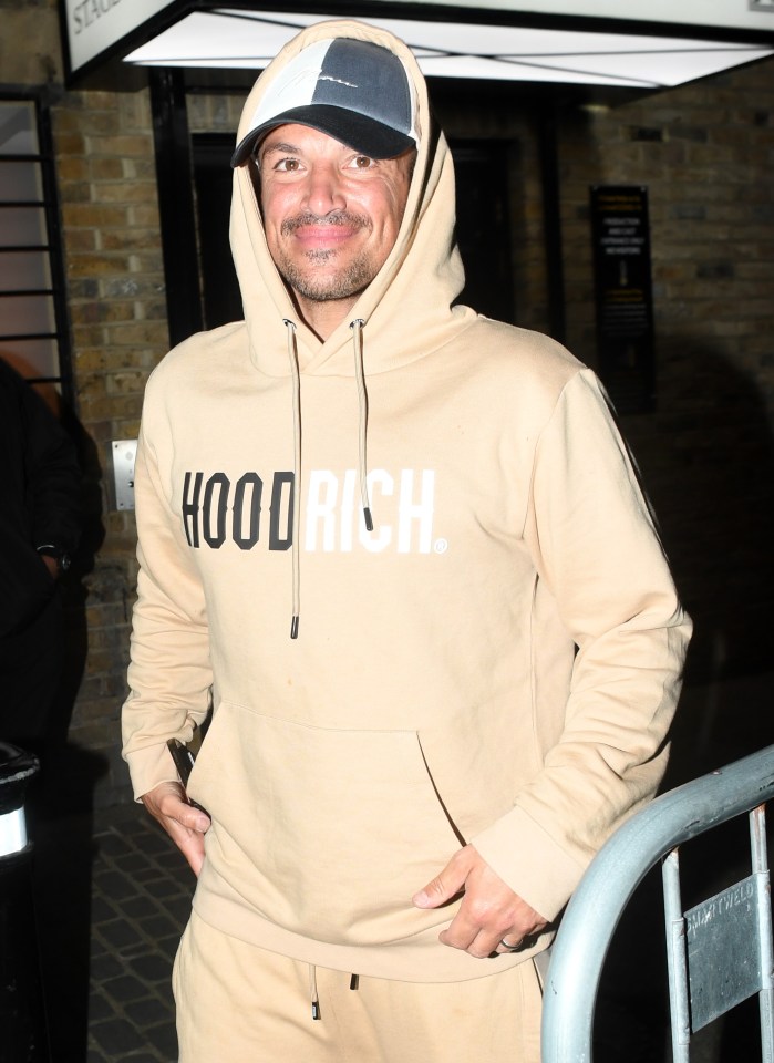 Peter Andre revealed he was told he looked like a terrorist with his hood up