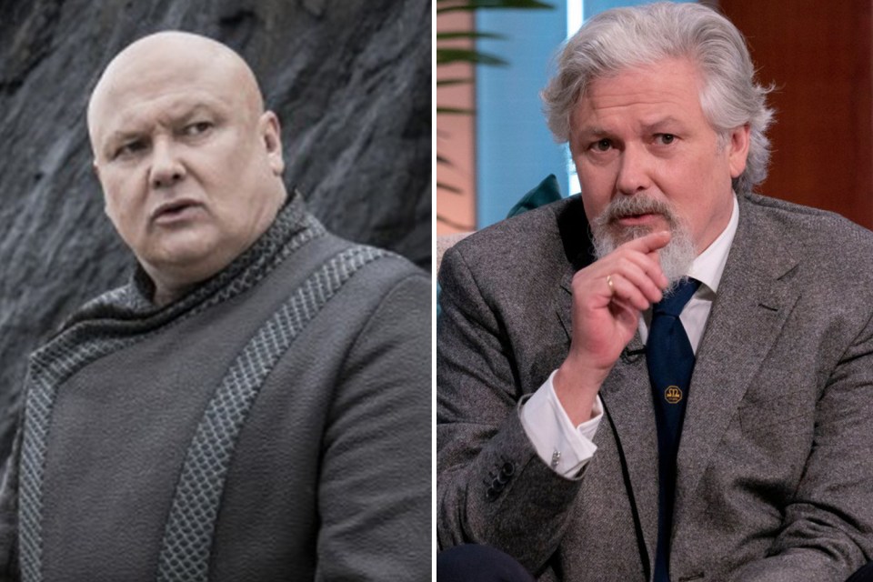 Conleth Hill surprised Lorraine viewers with a full heard of hair and beard