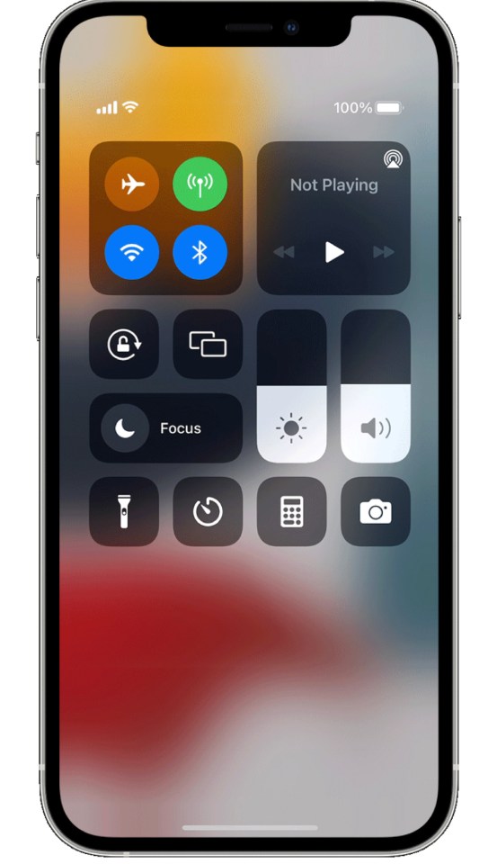 You can find the Focus modes in the Control Centre