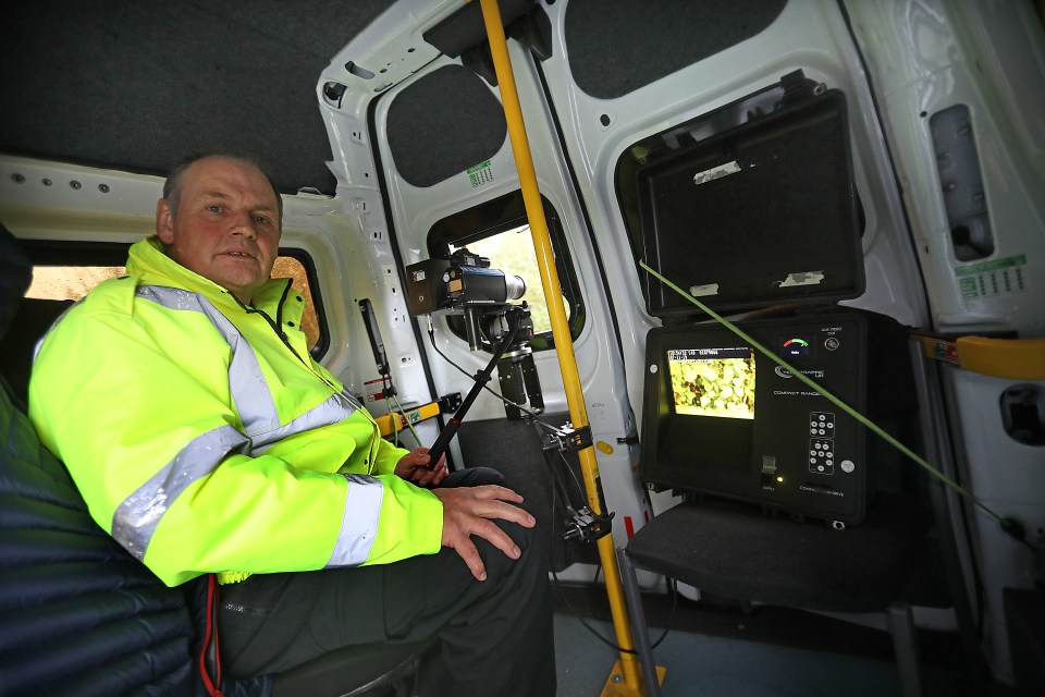 Speed van officers can also sting you for failing to wear a seatbelt