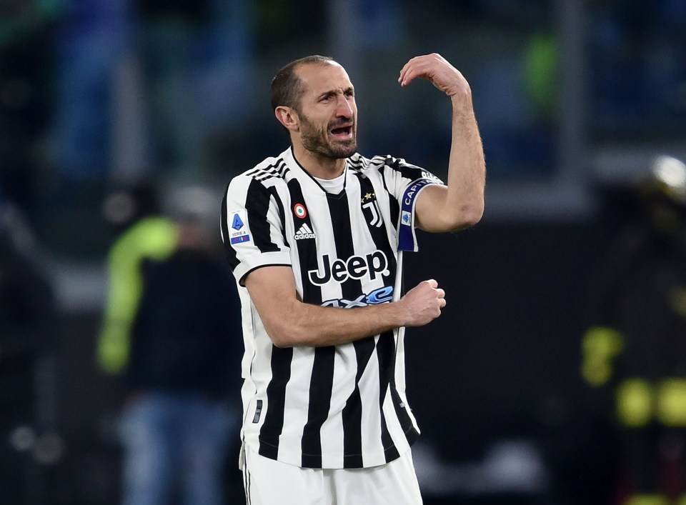 Italy veteran Chiellini has revealed his football success is behind him bedding beautiful women over the years because he's ugly