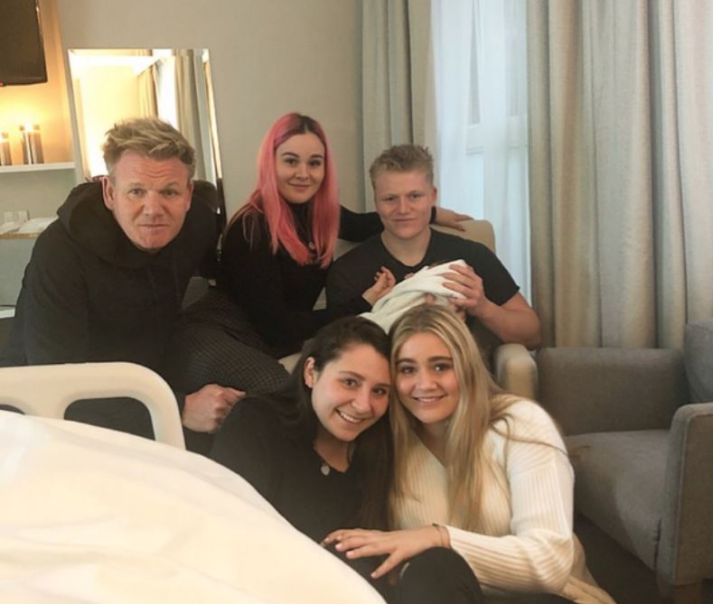 Gordon Ramsay and family at their Cornwall home