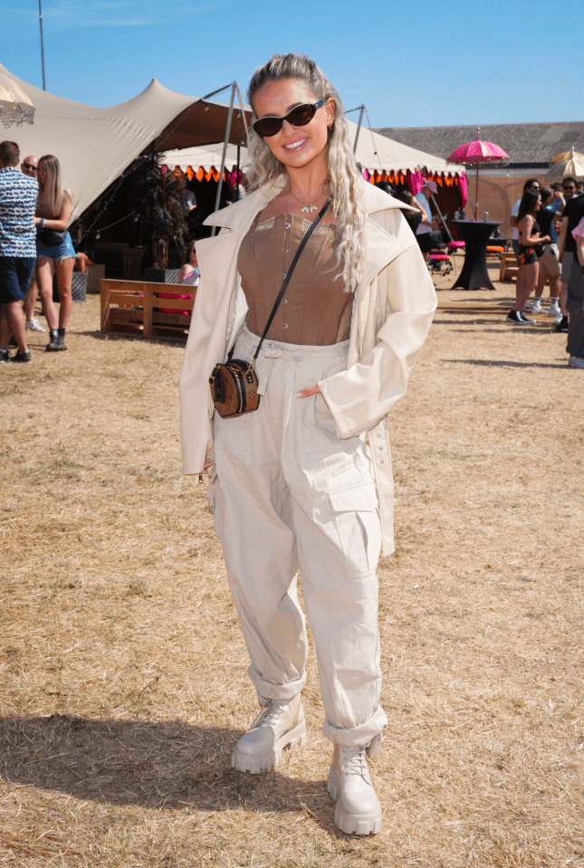 Love Island legend and @plt creative director Molly-Mae Hague looked chic at the fest