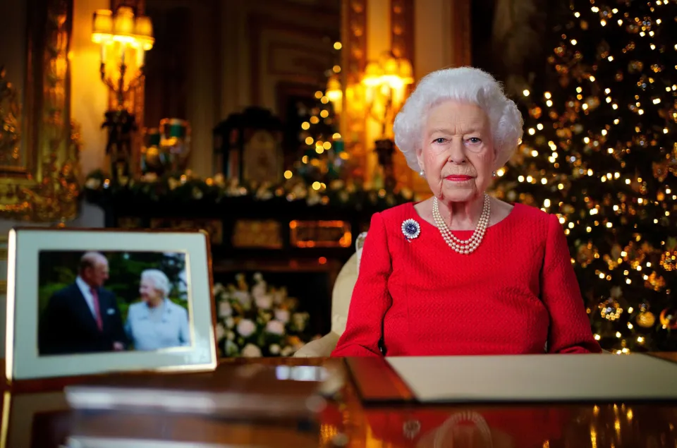 The Queen had been celebrating Christmas at Windsor Castle