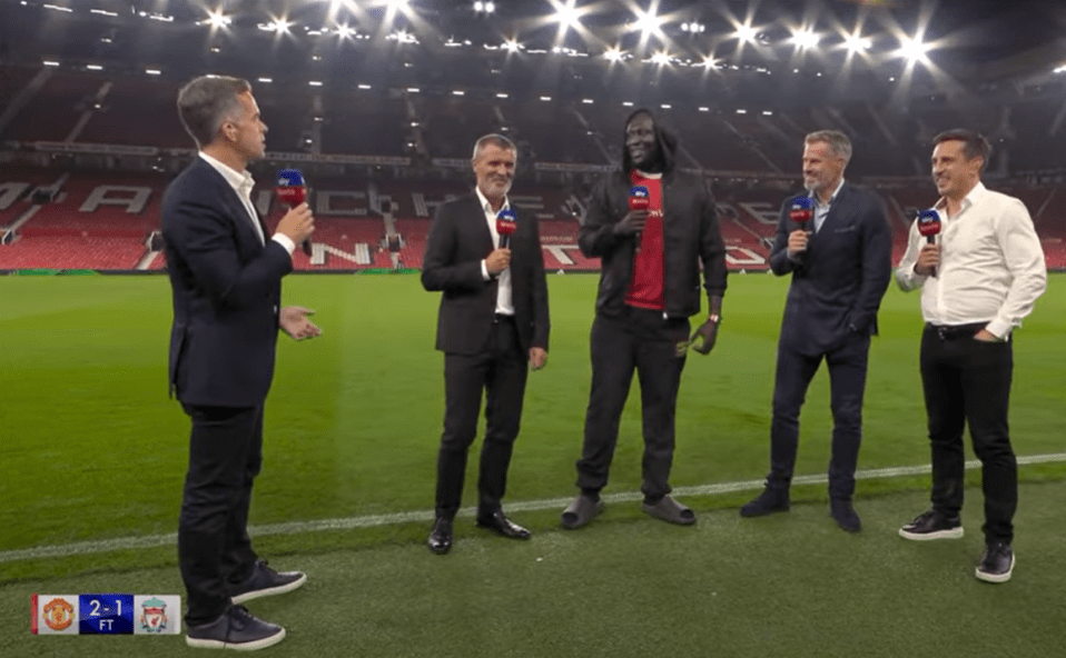 Stormzy couldn't stop smiling at the former United captain