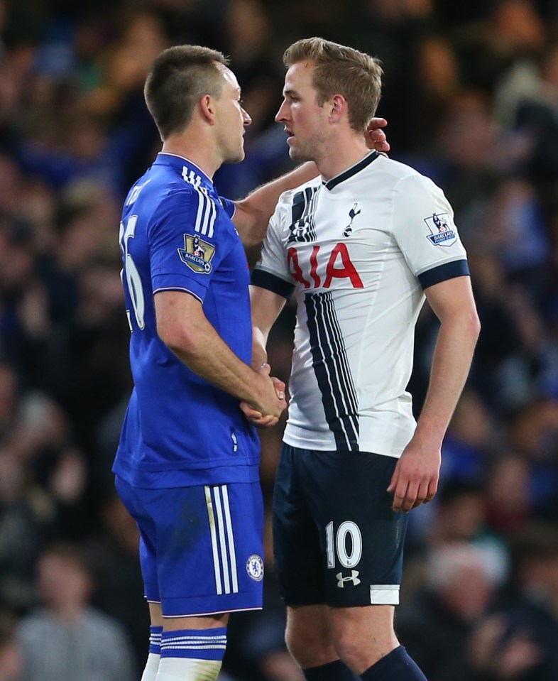 John Terry is one of the most difficult opponents Harry Kane has faced