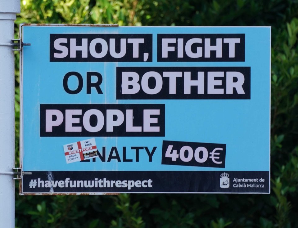 Authorities in Magaluf have issued warnings with a new campaign targeted at Brits