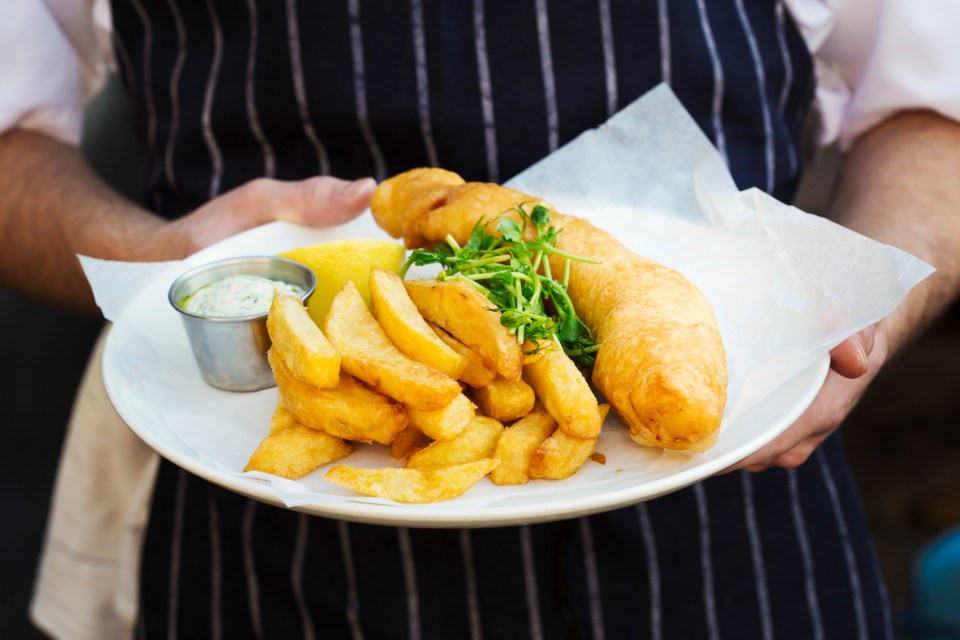 A report says fish and chips should be taken off the menu to protect threatened fish species