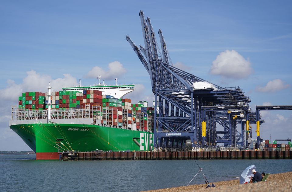 Workers at the Port of Felixstowe in Suffolk will strike from Sunday