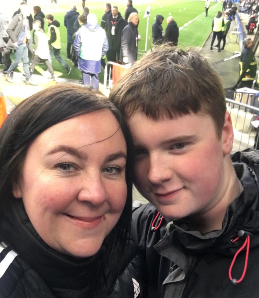 Mum Sarah Kelly says she was left in tears after Cristiano Ronaldo called her days after smashing her son's phone to the ground